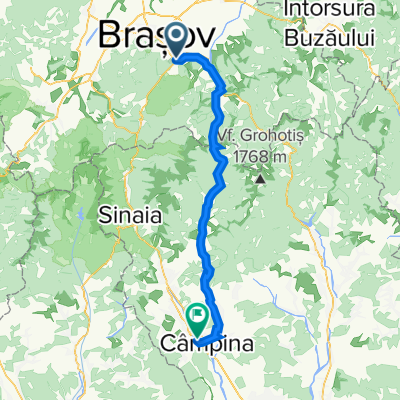 Brașov - Câmpina via Valea Doftanei
