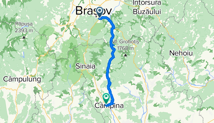Brașov - Câmpina via Valea Doftanei