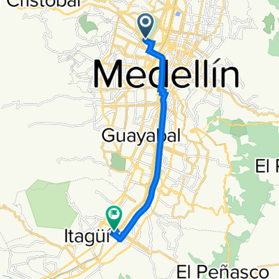 De Calle 59a 64E-25, Medellín a Envigado, Itagüi