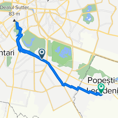 Șoseaua Olteniței 162, Bucureşti to Strada Alexandru Conduratu 53, Popeşti-Leordeni