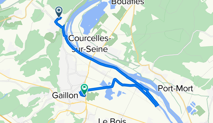 De L'Orée du Vallon 3, Villers-sur-le-Roule à Rue Gustave Flaubert 3, Gaillon