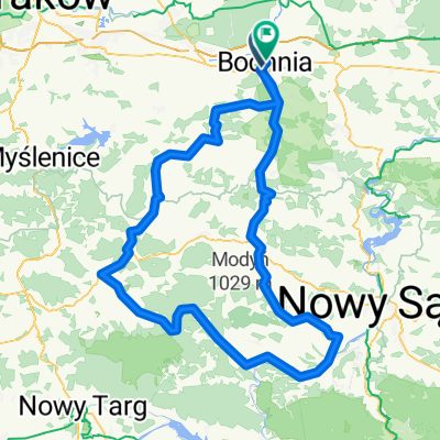 Limanowa - Łącko - Kasina Wlk. z Bochni