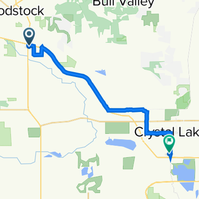 Castle Road 1212, Woodstock to Northwest Highway 6128, Crystal Lake