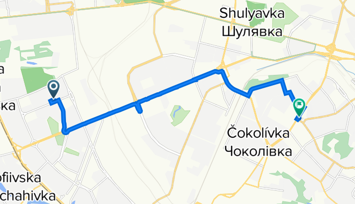 Якуба Коласа улица, Киев до Соломенская площадь, Киев