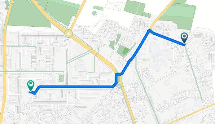 De Rue Fénelon 1, Amiens à Rue Albert Camus 33, Amiens