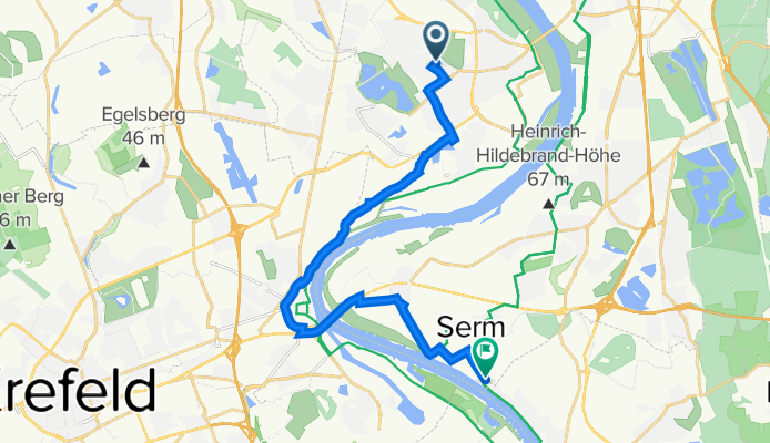 Danziger Straße 7, Duisburg nach Am Hasselberg 290, Duisburg