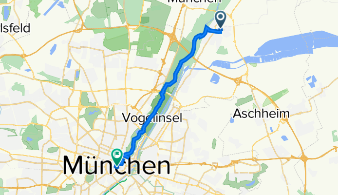 Dr-Schmitt-Straße 6, Ismaning nach Marienplatz 7–13, München