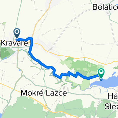 Komenského 649/10, Kravaře to Dolní Benešov