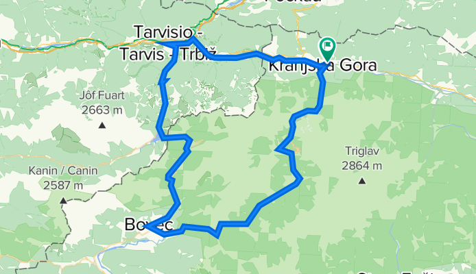 Bovec Ring / Anello di Bovec / Hiking route Over 2 passes / Mini Juliana Trail