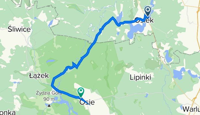 Wczasowa 24, Osiek do Księdza Semraua 54, Osie