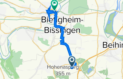 Route in der Bikemap App öffnen