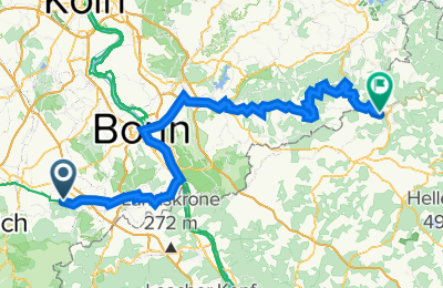 Route in der Bikemap App öffnen