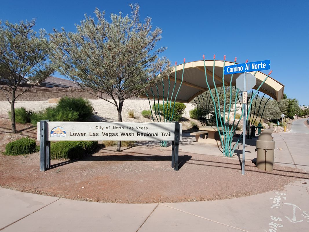Lower Las Vegas Wash Trail from Carey Ave. to Tropical Parkway