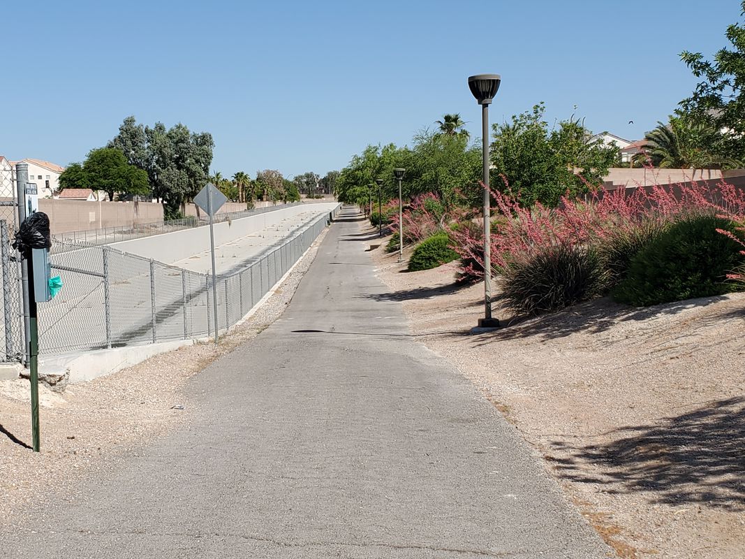 Lower Las Vegas Wash Trail from Carey Ave. to Tropical Parkway