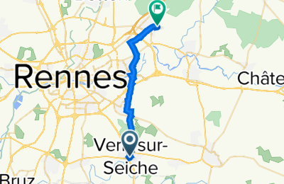 Route in der Bikemap App öffnen