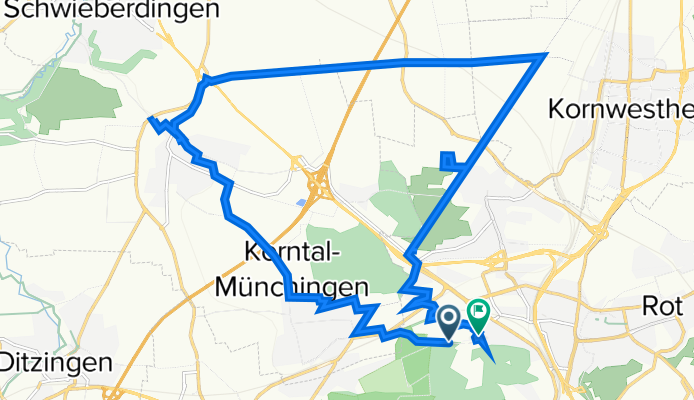 Im Birkenwald 33/2, Stuttgart nach Marconistraße 66, Stuttgart