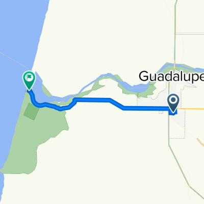 Castillo Drive 4543, Guadalupe to West Main Street 6350, Guadalupe