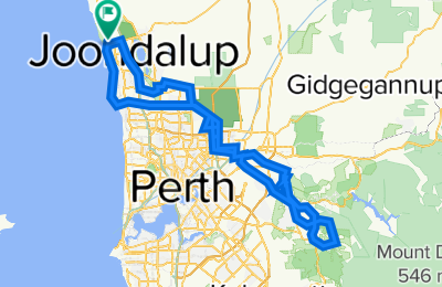 Route in der Bikemap App öffnen