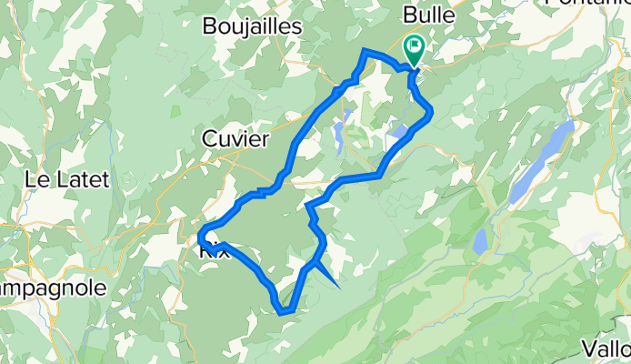 De Rue du Marronnier 2, La Rivière-Drugeon à Rue du Marronnier 6, La Rivière-Drugeon