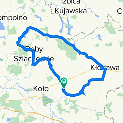 G-Mostki-Kłodawa 78 km