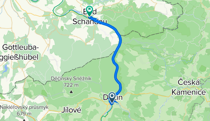 Náměstí 5. května 128 nach Marktplatz 11, Bad Schandau