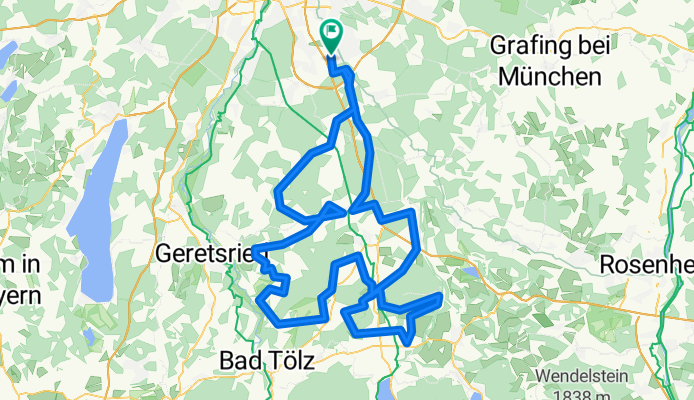 RTC München, RTF Voralpenlandtour, 155km