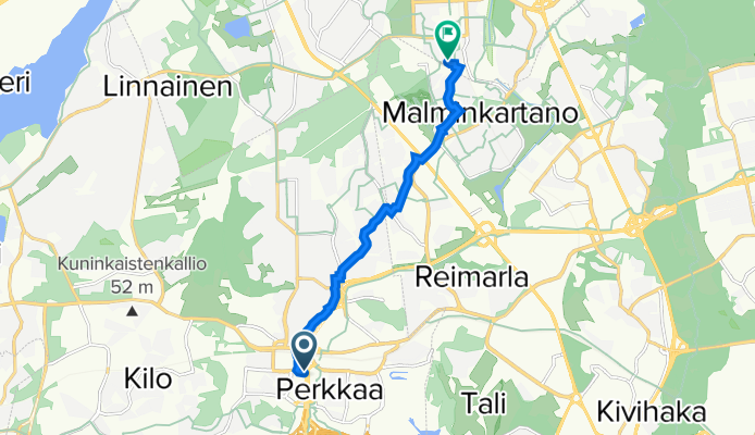 Bertel Jungin aukio 7, Espoo to Kilterinrinne 8, Vantaa