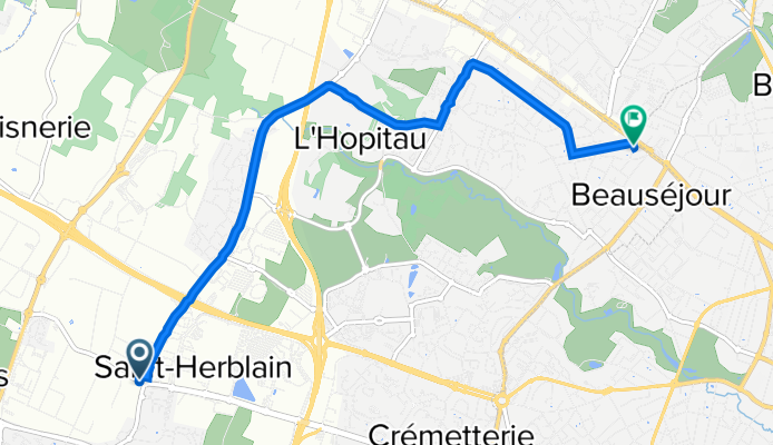 47.222° N -1.640° W à 47.239° N -1.590° W