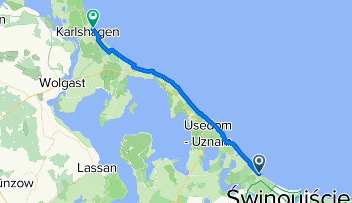 Kaiserbäder (Ahlbeck) - Zinnowitz - Karlshagen