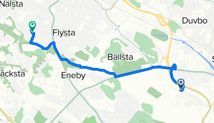 Ulvsundavägen 193B, Stockholm to Gökottestigen 16, Stockholm