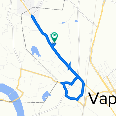 Route from 9VVW+C9G, Vapi