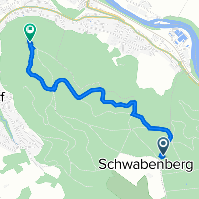 Hägelerweg, Baden nach Gebenstorf