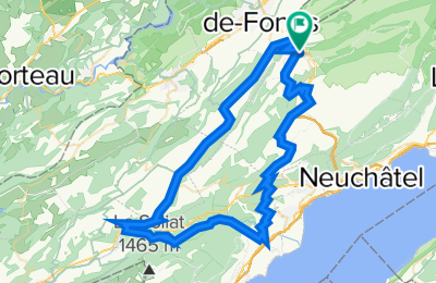 Route in der Bikemap App öffnen