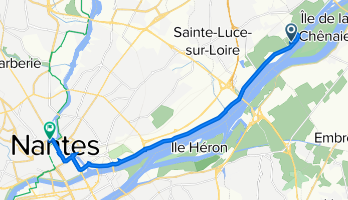 Route nach 1bis Rue Jeanne d'Arc, Nantes