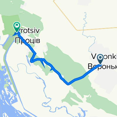 Слобідська вулиця, Вороньків до Берегова вулиця, Проців