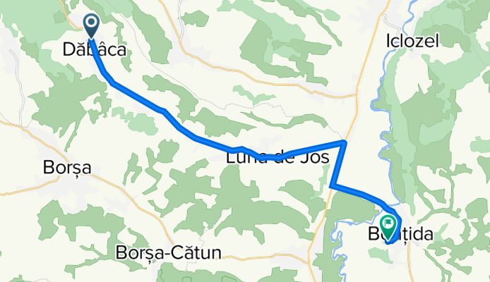 DJ161, Dăbâca to Bonţida