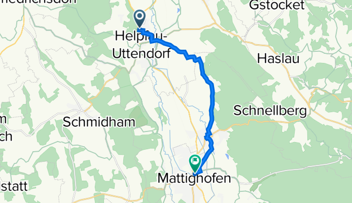 Steinbruch 46, Uttendorf to Postgasse 7, Mattighofen