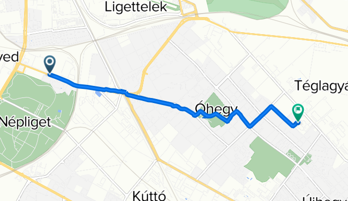 Kőbányai út 30, Budapest to Lavotta utca 48, Budapest
