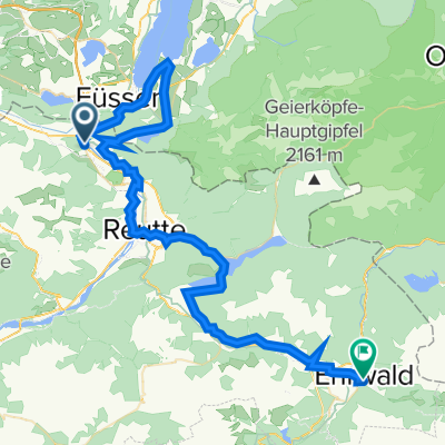 Füssen - Reutte-Ehrwald