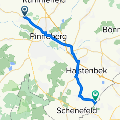 Hauptstraße 39A, Prisdorf nach Gartenstraße 2A, Schenefeld
