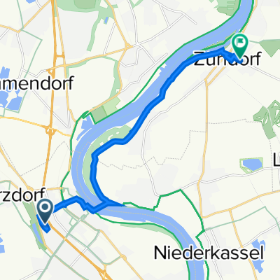 Im Blauen Garn 114, Wesseling nach Wahner Straße 28, Köln