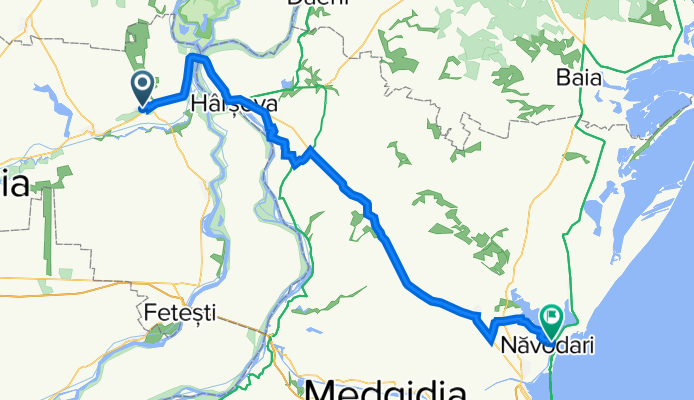 44.679° N 27.758° W to Lumina