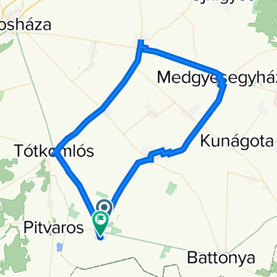 Jókai Mór utca 10–14., Mezőhegyes to Mezőhegyes