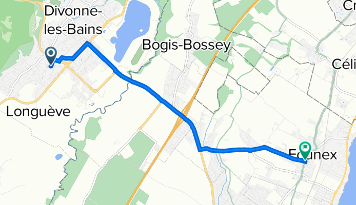 123 Rue des Fontanettes, Divonne-les-Bains to Grand'Rue 29, Founex