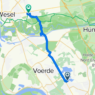 Monikaweg 24, Dinslaken nach Aaper Weg 6, Wesel