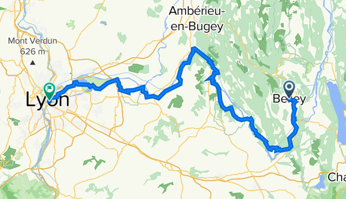 Via Rhôna 2: Belley - Lyon