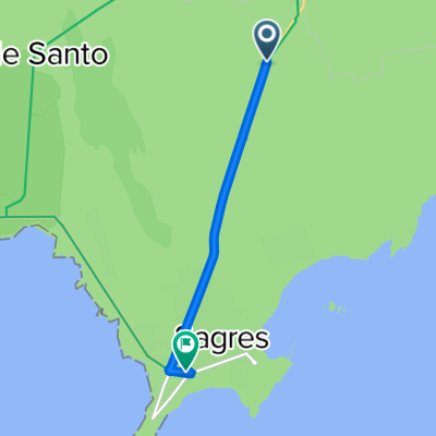 N 268, Sagres nach Rua de São Vicente, Sagres