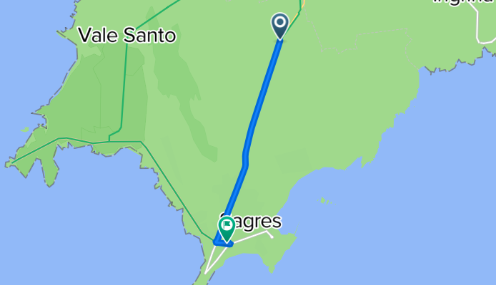 N 268, Sagres nach Rua de SĂŁo Vicente, Sagres