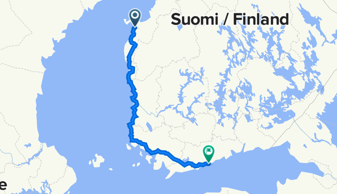 Nedre torget 1, Vaasa to Norra esplanaden 11–13, Helsinki