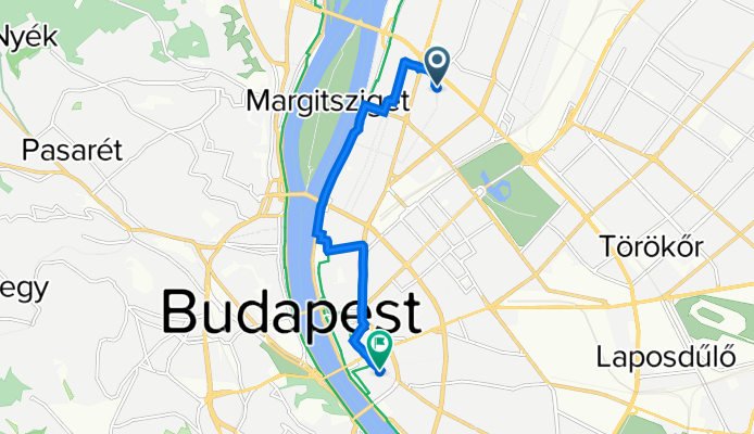 Kassák Lajos utca 69., Budapest to Papnövelde utca 9., Budapest